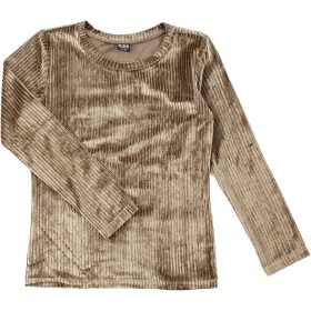 Kheki bársony felső (110-116) kislány