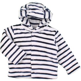 Marks&Spencer Kék plüss kabát (62) baba