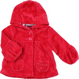 Mothercare Piros plüss kabát (68) baba