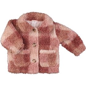 H&M Kockás polár kabát (68) baba