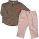 Khaki-bézs szett (68) baba