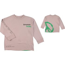 Mintás bézs felső (104) kisfiú