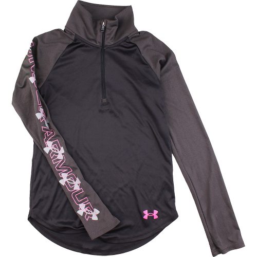 Under Armour Fekete-grafit sportfelső (128-134) lány