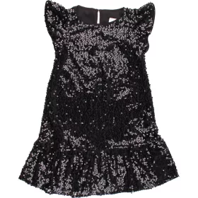 F&F Flitteres fekete ruha (128) kislány