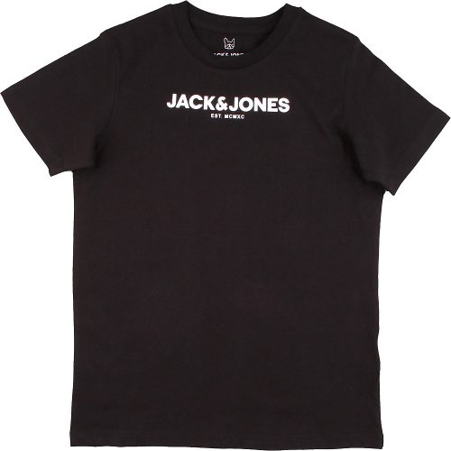 Jack&Jones Fekete póló (140) fiú