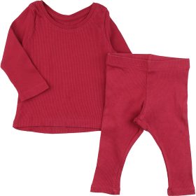 Primark Bordó bordázott szett (68) baba