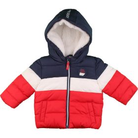 F&F Piros-kék kabát (62) baba