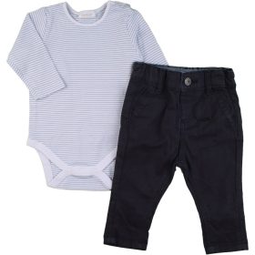 Csíkos-kék szett (68) baba