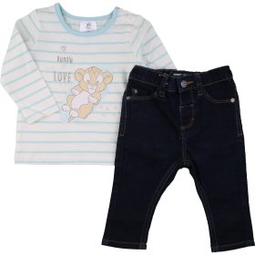 Csíkos-farmer szett (68) baba