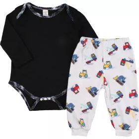 Fekete-járműves szett (74) baba