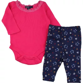 Rózsaszín-virágos szett (62) baba