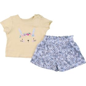 Nyuszis-mintás szett (68) baba