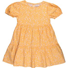 F&F Virágos sárga ruha (128) kislány