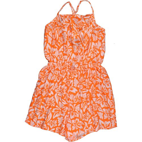 New Look Virágos narancs playsuit (164-170) tini lány