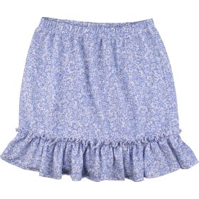 Virágos kék szoknya (152-158) tini lány