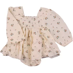 Virágos ruha (62-68) baba