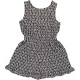 Next Mintás fekete playsuit (146) lány