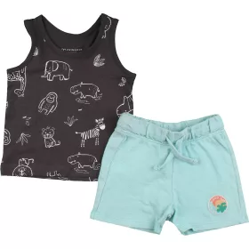 Állatos-türkiz szett (74) baba