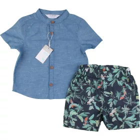 Kék-papagájos szett (74) baba