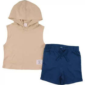 Bézs-kék szett (74) baba