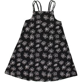 Primark Virágos fekete ruha (128) kislány