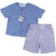 Kék-csíkos szett (62) baba