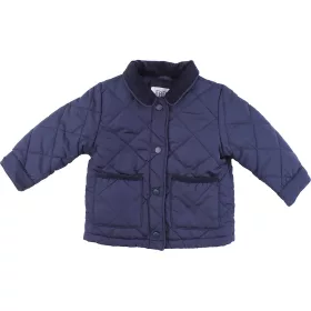 F&F Sötétkék kabát (68) baba