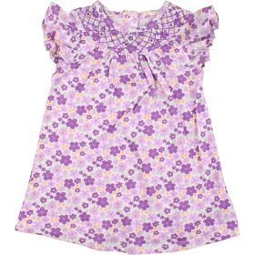 Lilavirágos ruha (68) baba