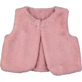 St Bernard Rózsaszín prémes mellény (74) baba
