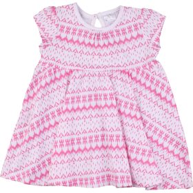 F&F Pinkmintás ruha (68) baba