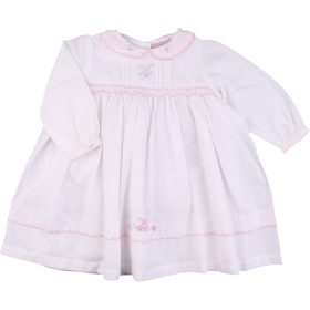 Hímzett fehér ruha (74-80) baba