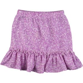 Virágos lila szoknya (128) kislány