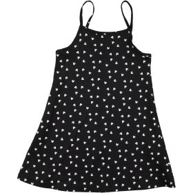 Szíves fekete ruha (110) kislány