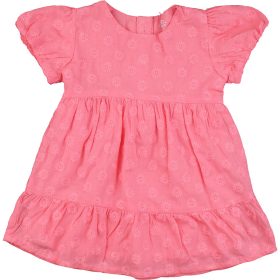 F&F Hímzett rózsaszín ruha (68) baba