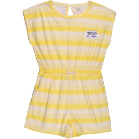 F&F Sárgacsíkos frottír playsuit (152) lány