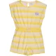F&F Sárgacsíkos frottír playsuit (152) lány