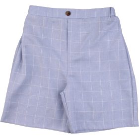 Kockás rövidnadrág (128) kisfiú