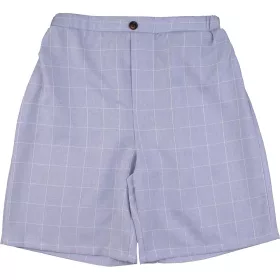 Kockás kék rövidnadrág (146) fiú