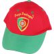 Portugal piros-zöld baseball sapka (1-3 év) kisfiú