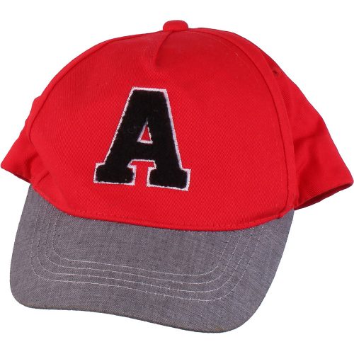Primark Piros-szürke baseball sapka (6-10 év) fiú