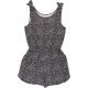 TU Pöttyös grafit playsuit (146) lány