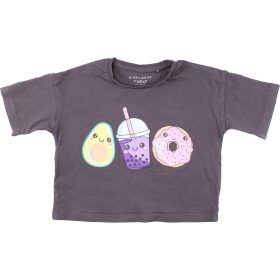 Next Mintás szürke pizsamafelső (110) kislány