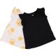 F&F Virágos-fekete felső szett (68) baba