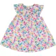 Miniclub Virágos zöld ruha (56) baba