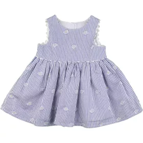 Primark Csíkos-virágos ruha (62) baba