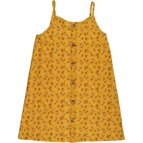 Primark Virágos mustár ruha (134) lány