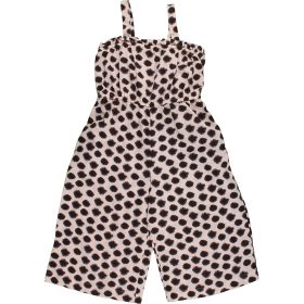 TU Mintás bézs jumpsuit (110) kislány