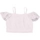 River Island Törtfehér csipkefelső (104) kislány