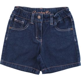 Denim Bronzgombos farmer rövidnadrág (116) kislány