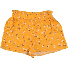 Primark Virágos sárga short (134) lány